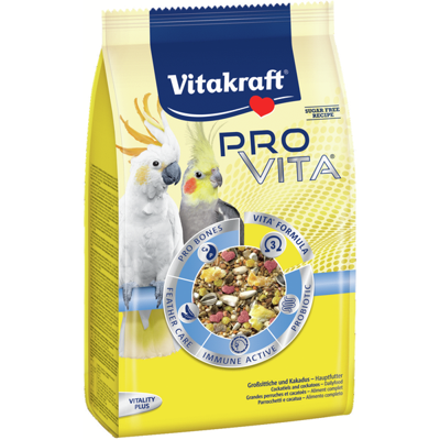 Vitakraft PRO VITA valkparkiet en kaketoe 750g