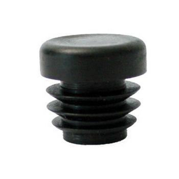 Steco Inslagdoppen voordrager voor transportfiets ø16mm - zwart