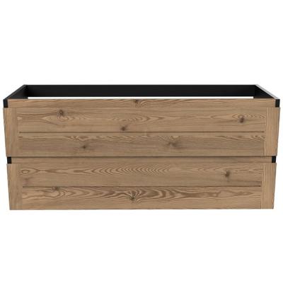 Onderkast Arcqua Nature 120 cm Eiken Mat Zwart Onderkast Arcqua Nature 120 cm Eiken Mat Zwart