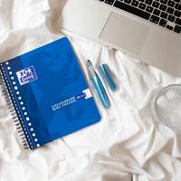 Collegeblok Oxford School A5+ lijn 17-gaats 160 pagina&apos;s 80gr assorti | 5 stuks - thumbnail