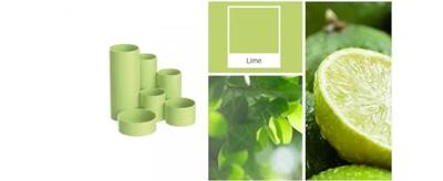 MAULtubo pennenbak, 6 vaks Ø15x12,5 cm, lime groen