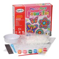 Lobbes Gips gieten magneten - vlinders & bloemen - thumbnail