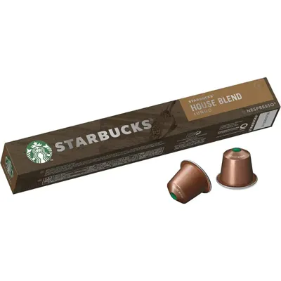 Starbucks - House Blend Medium Roast by Nespresso - 10 Capsules
