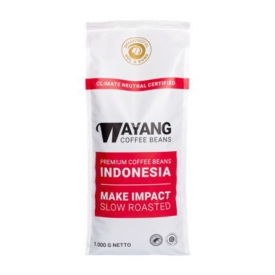 Wayang Coffee Beans Vol & Rond - Koffiebonen 1 KG