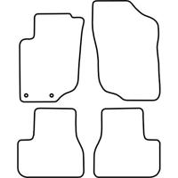 Automatten passend voor Peugeot 207 vanaf 2006 TMPE522 - thumbnail