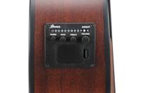 Ibanez AEGB30E Natural High Gloss elektrisch-akoestische basgitaar - thumbnail