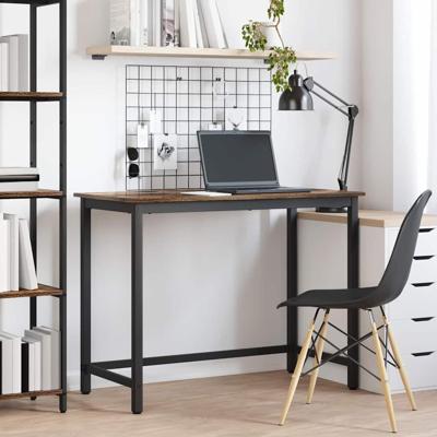 Tafel Gerookt eiken 80 x 50 x 76,5 cm Engineered hout en staal