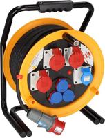 Brennenstuhl 1319110010 Kabelhaspel 40.00 m Zwart CEE-stekker 16 A 5-polig - thumbnail