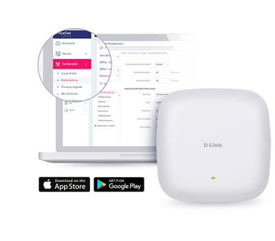 D-Link DAP-X2850 AX3600 Wi-Fi 6 Dual-Band PoE Access Pointt, Indoor, 802.11ax, OFDMA, MU-MIMO, Multiple Operation modes, WPA3, 2.5G Ethernet, Centralised Management