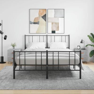 Nachtkastjes 2 st 40x35x47,5 cm bewerkt hout betongrijs