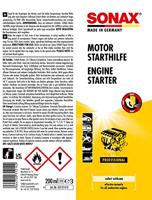 SONAX starthulp "motorstarthilfe" start aid 200 ml spray can - thumbnail