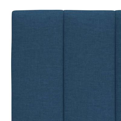 Bedframe zonder matras "Hanko" stof blauw 140x200 cm