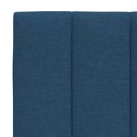 Bedframe zonder matras "Hanko" stof blauw 140x200 cm - thumbnail