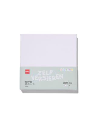 HEMA Canvasdoeken 20x20 - 2 stuks