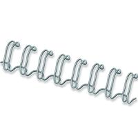 Fellowes draadruggen, doos van 100 stuks, 12 mm, zilver - thumbnail