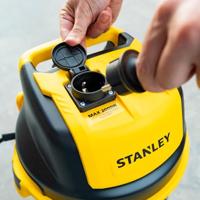 Stofzuiger STANLEY SXVC30XTDE Zwart, Roestvrijstaal, Geel 1600 W - thumbnail