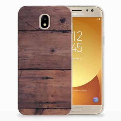 Samsung Galaxy J5 2017 | Bumper Hoesje | Old Wood