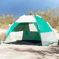 VidaXL Strandtent 2-persoons waterdicht snelontgrendeling zeegroen - thumbnail