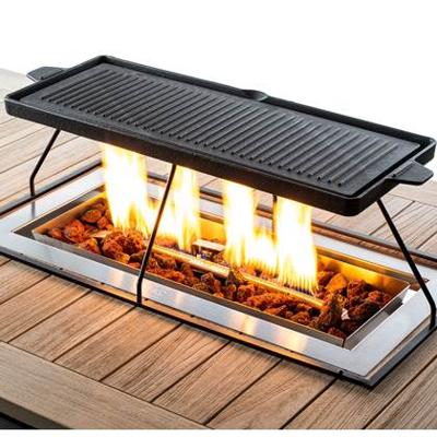 Happy Cocooning: Grillplaat Cocoon Table Rechthoekig - Zwart Happy Cocooning: Grillplaat Cocoon Table Rechthoekig - Zwart