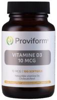 Proviform Vitamine D3 10mcg 100 Softgels - thumbnail