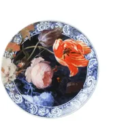 HEINEN - Wandborden - Bord Bloemen Gouden eeuw 20cm - thumbnail