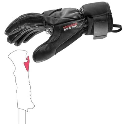 Leki Hevon 3D Handschoen Black 11