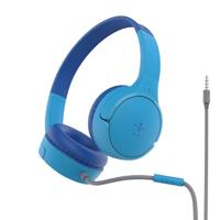 Belkin SoundForm Mini On Ear headset Kabel Blauw Volumebegrenzing - thumbnail