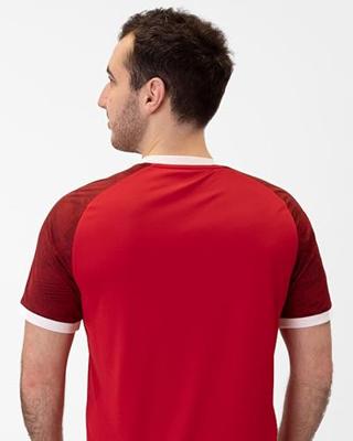 JAKO 4224 Shirt Iconic Km - Sportrood/Wijnrood - XL