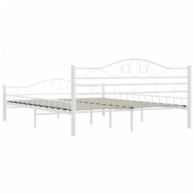 Bedframe metaal wit 160x200 cm