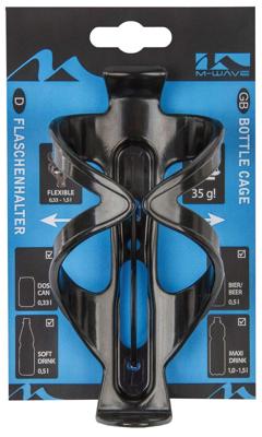 M-Wave bidonhouder flexibel, 0.33l-1.5l. (hangverpakking)