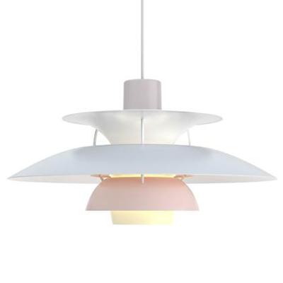 Louis Poulsen PH 5 Hanglamp - Pastel blauw en roze