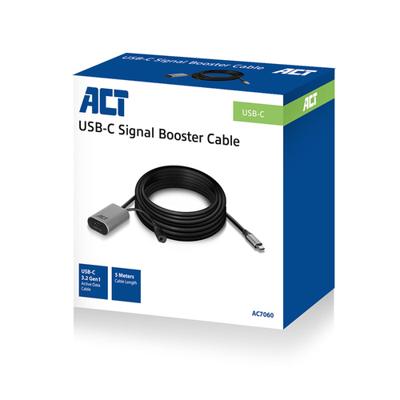 ACT USB-C verlengkabel 5m
