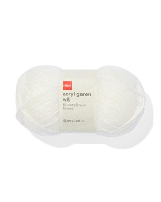 HEMA Acryl garen wit 100gram 250meter
