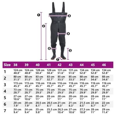 VidaXL Waadpak met laarzen en riem maat 38 zwart VidaXL Waadpak met laarzen en riem maat 38 zwart