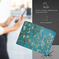 Lunso - Kobo Aura H20 Edition 1 hoes (6.8 inch) - Vegan Saffiano Leren sleep cover - Van Gogh Amandelbloesem - thumbnail