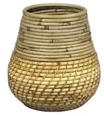 Pot streep lombok d24 h25cm Van der Leeden - Van der leeden