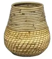 Pot streep lombok d24 h25cm Van der Leeden - Van der leeden - thumbnail