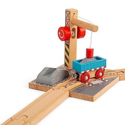 Bigjigs houten rails - gravel kraan Bigjigs houten rails - gravel kraan