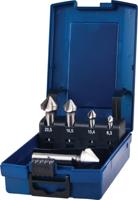 Promat/Tecwerk Set verzinkboren | DIN 335 C 90 graden | 6,3-25 mm | HSS | 5-delig kunststof cassette - 4000865210 - thumbnail