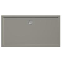 Douchebak Xenz Mariana | 150x80x4 cm | Incl.Afvoersifon-Chroom | Acryl | Rechthoekig | Cement mat - thumbnail