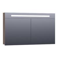 Brauer Promise Spiegelkast - 120 cm - met Directe Verlichting - 2 Enkelzijdige Spiegeldeuren - Grove - thumbnail