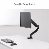 Fellowes 8043301 flat panel bureau steun 76,2 cm (30") Vrijstaand Zwart - thumbnail