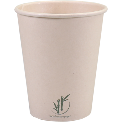 Depa | Beker | Bamboepapier + PE | 250ml | 8oz | 92mm | lichtbruin | 1000 stuks