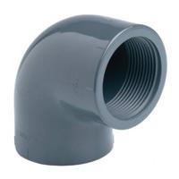 Aquaforte PVC Knie 90° Lijm x Binnendraad 25mm ¾" - UV-bestendig, Makkelijk te Installeren - thumbnail