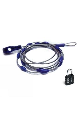 Pacsafe 10520999 Kabelslot Zwart, Blauw, RVS Cijferslot Pacsafe 10520999 Kabelslot Zwart, Blauw, RVS Cijferslot