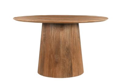Sohome Ronde Eettafel 'Olav' Mangohout, 130cm, kleur Bruin