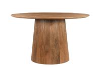 Sohome Ronde Eettafel 'Olav' Mangohout, 130cm, kleur Bruin - thumbnail