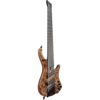 Ibanez EHB1506MS Bass Workshop Antique Brown Stained Low Gloss 6-snarige headless basgitaar met gigbag - thumbnail