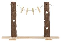 TRIXIE NATURAL LIVING VOERBOOM DUO 53X25X34 CM - thumbnail