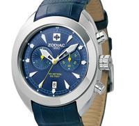 Horlogeband Zodiac ZO2705 Leder Blauw 22mm - thumbnail